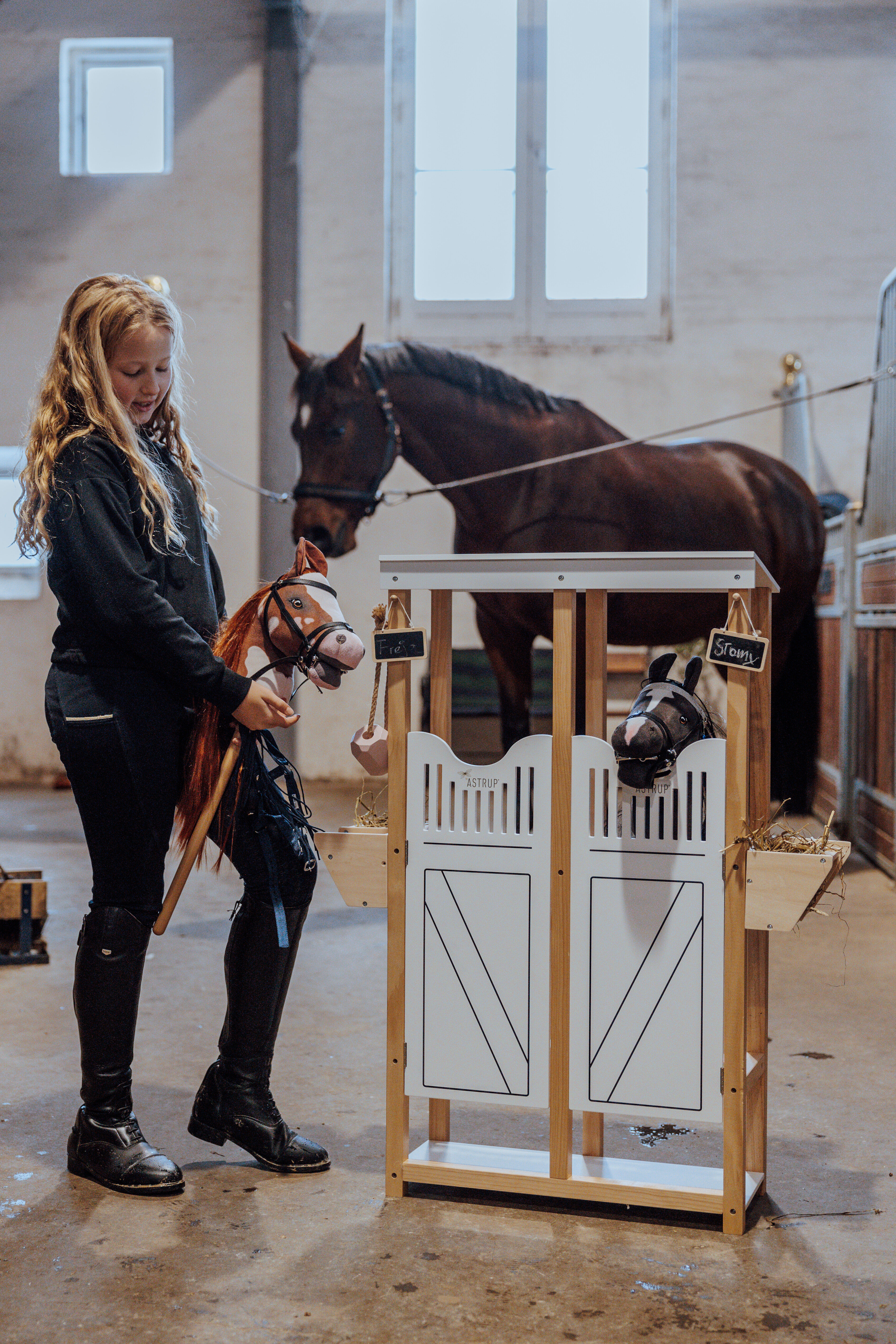 Stal voor Stokpaarden / Hobby horse
