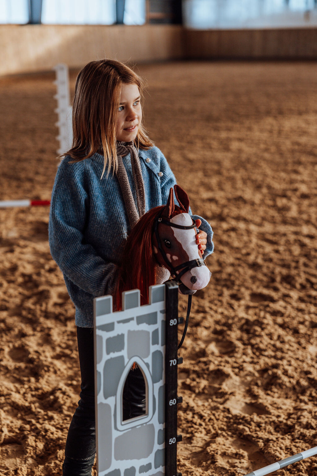 Kasteel Hindernis voor Hobby Horse