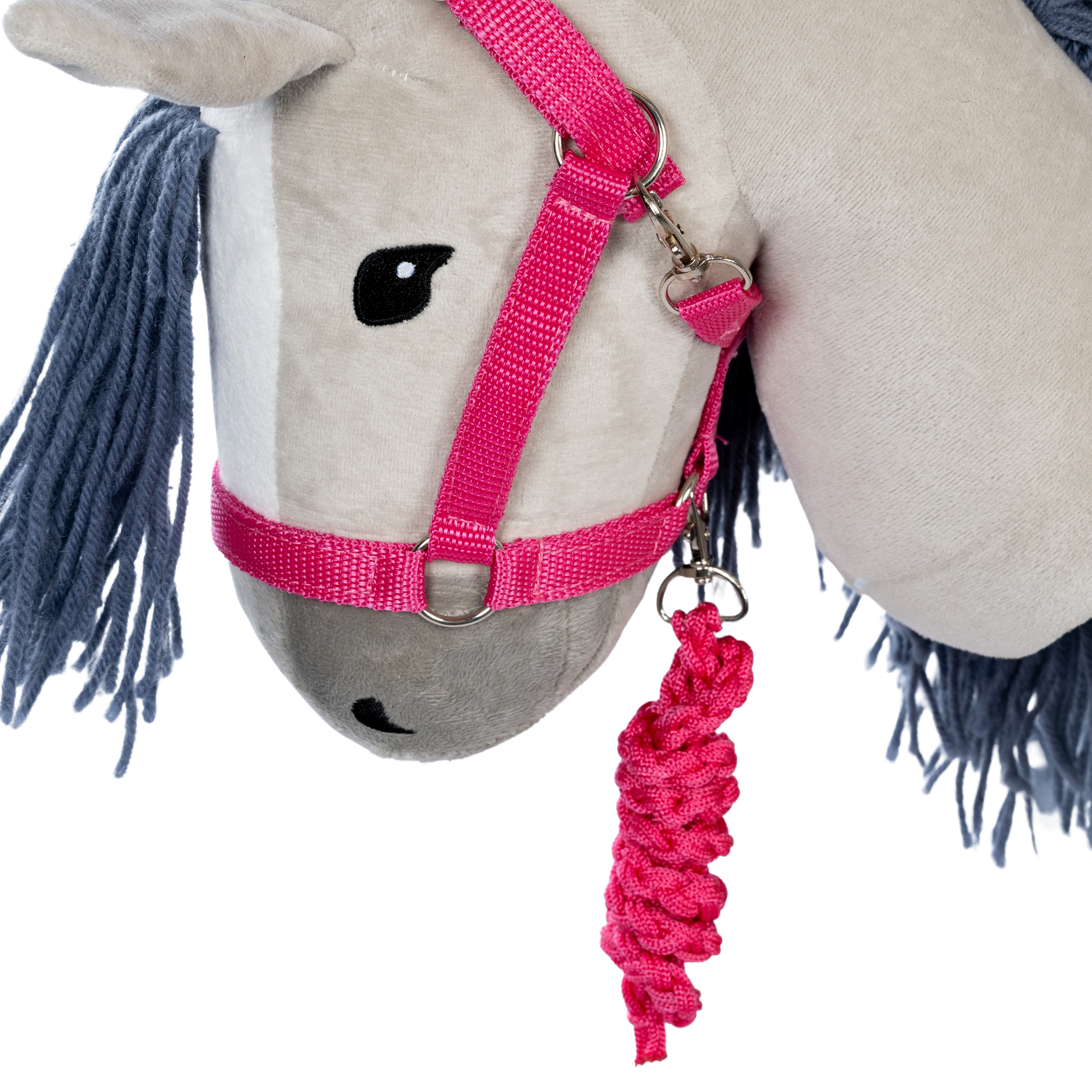 Halster en Halstertouw roze voor Hobby horse