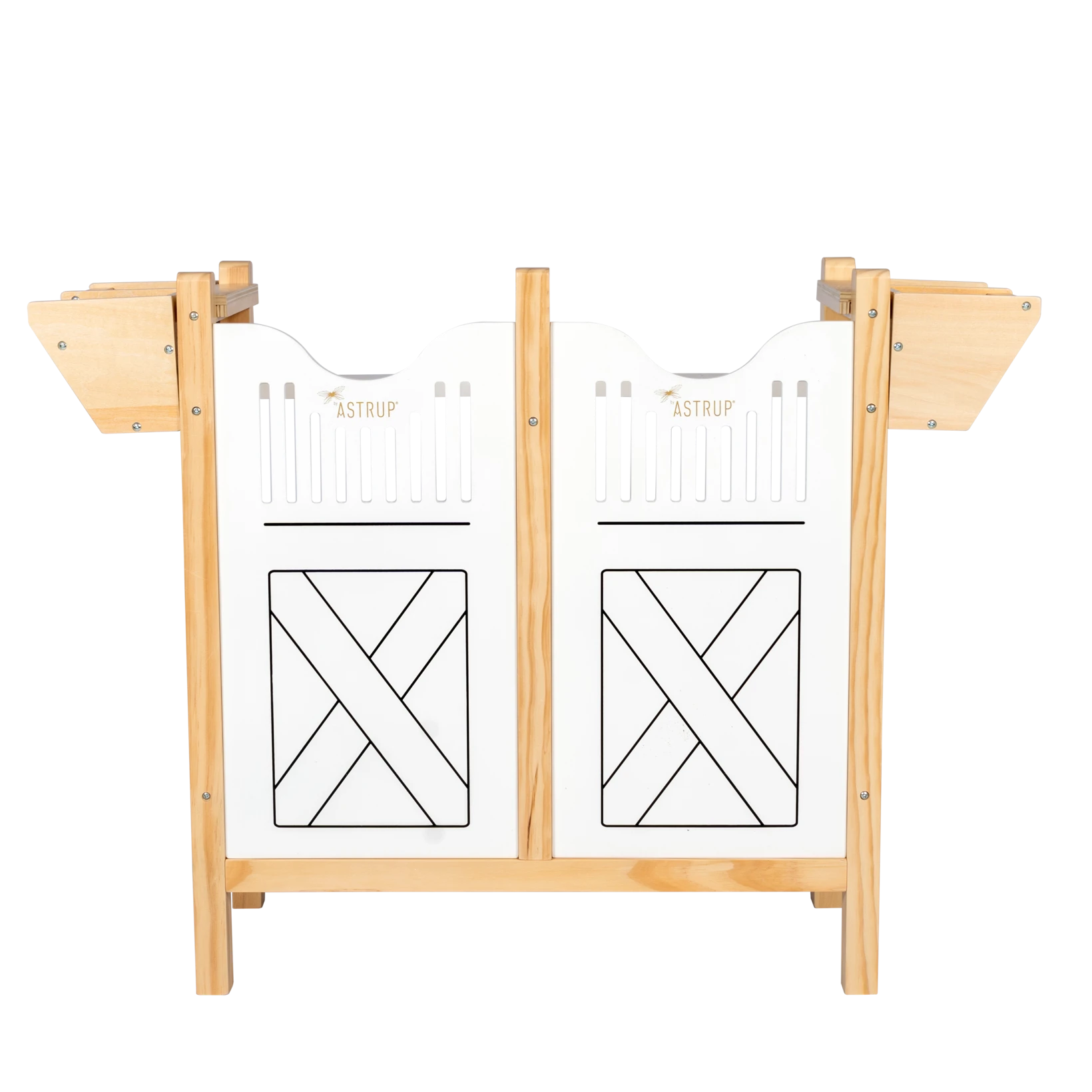 Paardenbox voor 4 stokpaarden / Hobby horse